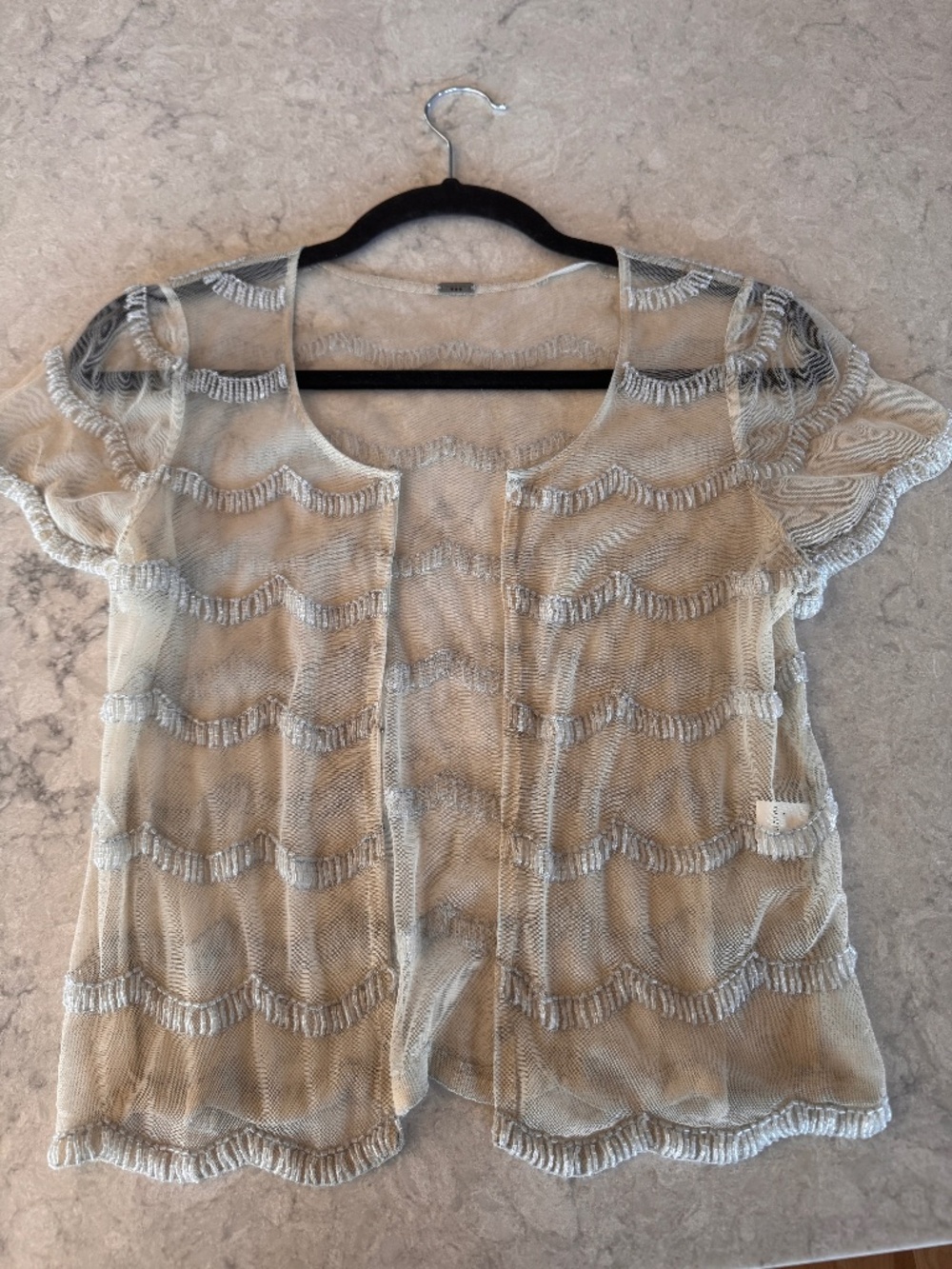 Chan Luu Sheer Mesh Shrug